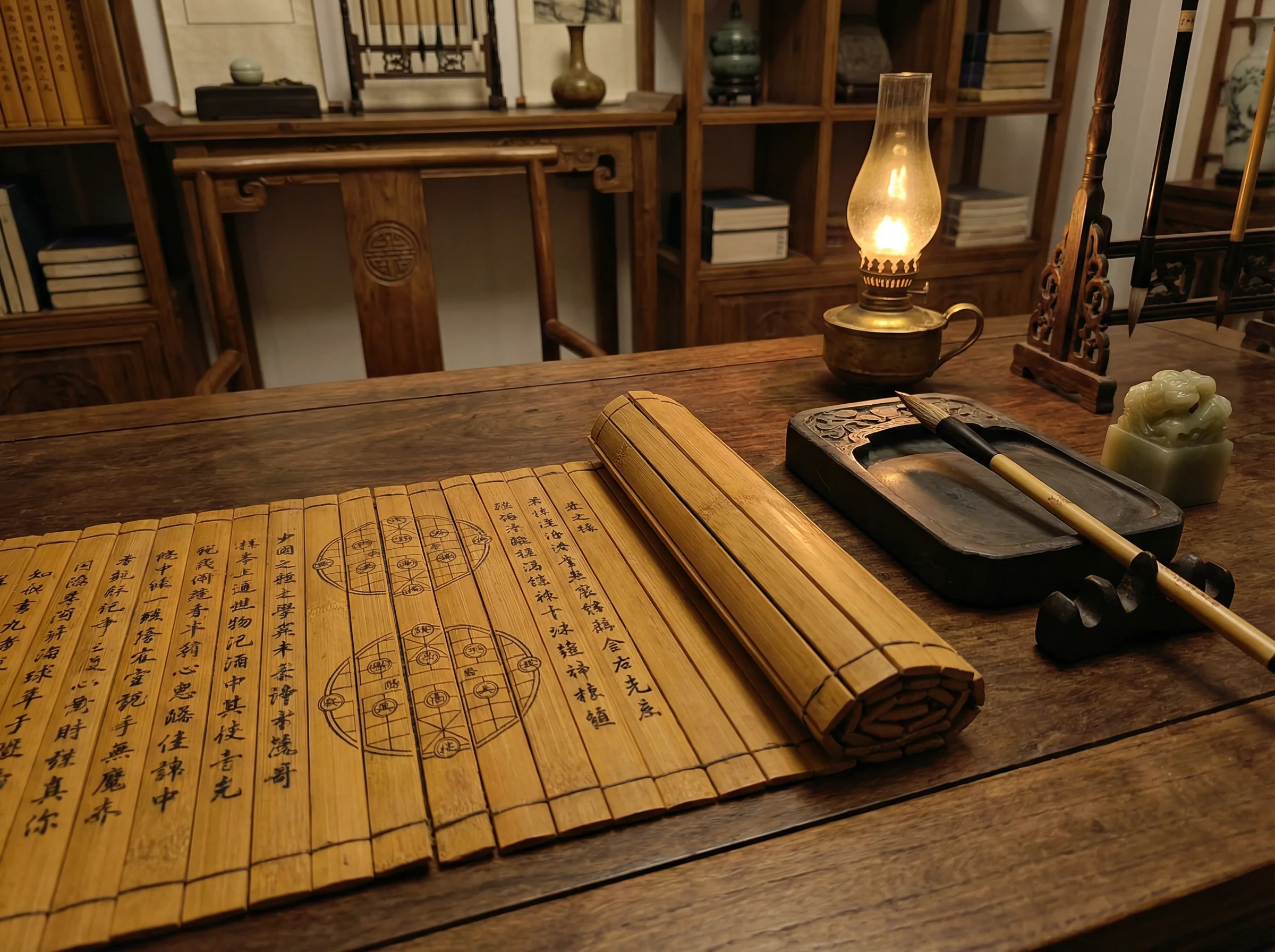 古代棋谱卷轴 - 84棋牌